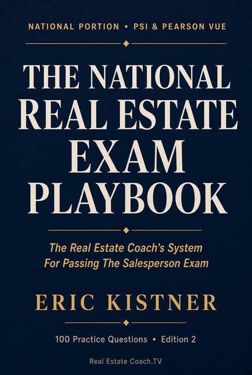The National Real Estate Exam Playbook by Eric Kistner, book cover